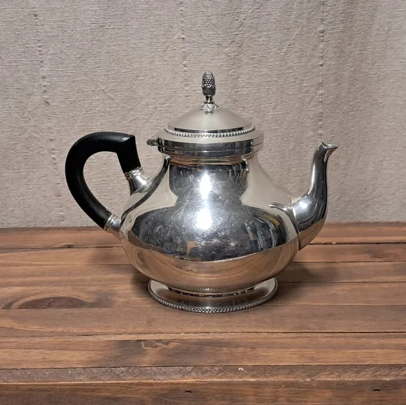 Pewter Teapot By Rose Design International - Picture 2 of 8